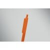 Stylo Bille En Plastique Recyclé AMPLA Orange Détail Clip