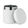 Boîte Repas En Inox Recyclé 500ml GOSNACK Blanc Couvercle Ouvert