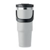 Bouteille Isotherme En Inox Recyclé 850ml SUMA HAND Blanc Face Fermé