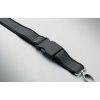 Cordon Tour De Cou En PET Recyclé TOSEE Noir Clips