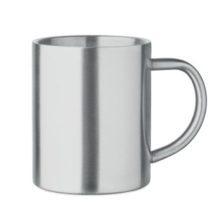 mug double paroi publicitaire en inox recyclé 260ml util