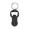 Porte Clés En Aluminium Recyclé CLAVE Noir De Face