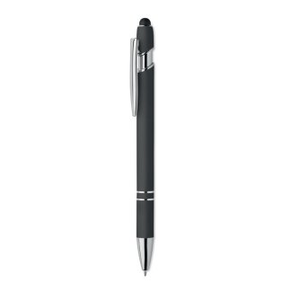 stylo à bille à bouton poussoir personnalisé en aluminium siparo