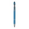 Stylo à Bille à Bouton Poussoir En Aluminium SIPARO Turquoise De Dos