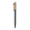 Stylo Bille Twist En Aluminium Recyclé ALUBA Gris Anthracite Vue De Face