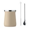 Tasse à Yerba Isotherme En Inox Recyclé 240ml MIYERBA Beige Décomposition