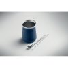 Tasse à Yerba Isotherme En Inox Recyclé 240ml MIYERBA Bleu Marine Ambiance