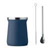 Tasse à Yerba Isotherme En Inox Recyclé 240ml MIYERBA Bleu Marine Décomposition