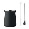 Tasse à Yerba Isotherme En Inox Recyclé 240ml MIYERBA Noir Décomposition