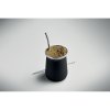 Tasse à Yerba Isotherme En Inox Recyclé 240ml MIYERBA Noir Situation