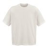 T Shirt Oversize Mixte Avec Logo En Coton Bio 240g PALOMA Blanc Cassé