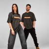 T Shirt Oversize Mixte Avec Logo En Coton Bio 240g PALOMA Couple