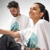 T Shirt Oversize Mixte Avec Logo En Coton Bio 240g PALOMA Unisexe