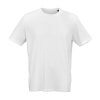 T Shirt Mixte Personnalisé En Coton Bio Made In Europe 140g TAMARIZ Blanc