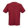 T Shirt Mixte Personnalisé En Coton Bio Made In Europe 140g TAMARIZ Dos Rouge