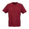 T Shirt Mixte Personnalisé En Coton Bio Made In Europe 140g TAMARIZ Rouge