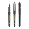 Stylo Roller Publicitaire En Plastique Bic Grip Roller Noir, Encre Bleue, Avec Marquage