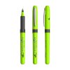 Stylo Roller Publicitaire En Plastique Bic Grip Roller Vert Pomme, Encre Noire, Avec Marquage