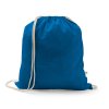 Gym Bag Promotionnel En Coton Recyclé 150G 37X41Cm Istanbul Bleu