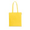 Tote Bag Personnalisé En Coton Recyclé 180G 38X42Cm Cairo Jaune