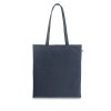 Tote Bag Personnalisé En Coton Recyclé 180G 38X42Cm Cairo Bleu Marine