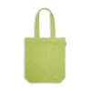 Tote Bag Avec Soufflet Personnalisé En Coton Et Polyester Recyclés 220G 38X40X10Cm Merida Vert Clair, Autre Vue