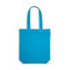 Tote Bag Avec Soufflet Personnalisé En Coton Et Polyester Recyclés 220G 38X40X10Cm Merida Bleu Clair, Autre Vue