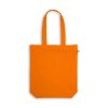 Tote Bag Avec Soufflet Personnalisé En Coton Et Polyester Recyclés 220G 38X40X10Cm Merida Orange, Autre Vue
