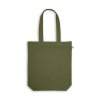 Tote Bag Avec Soufflet Personnalisé En Coton Et Polyester Recyclés 220G 38X40X10Cm Merida Vert Foncé, Autre Vue
