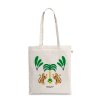 Tote Bag Personnalisable En Coton Recyclé 180G 38X42Cm Beja Naturel Avec Marquage