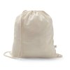 Gym Bag Personnalisable En Coton Recyclé 150G 37X41Cm Salamanca Naturel, Autre Vue