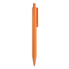 Stylo Bille Publicitaire En Plastique Recyclé Punto Recycled Orange, Vue De Côté