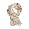 Écharpe Publicitaire En Coton Bio 130G 180X35Cm Alix Beige