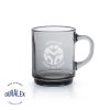 Mug Personnalisable En Verre Trempé 260Ml Versailles Gris, Marquage