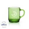 Mug Personnalisable En Verre Trempé 260Ml Versailles Vert, Marquage